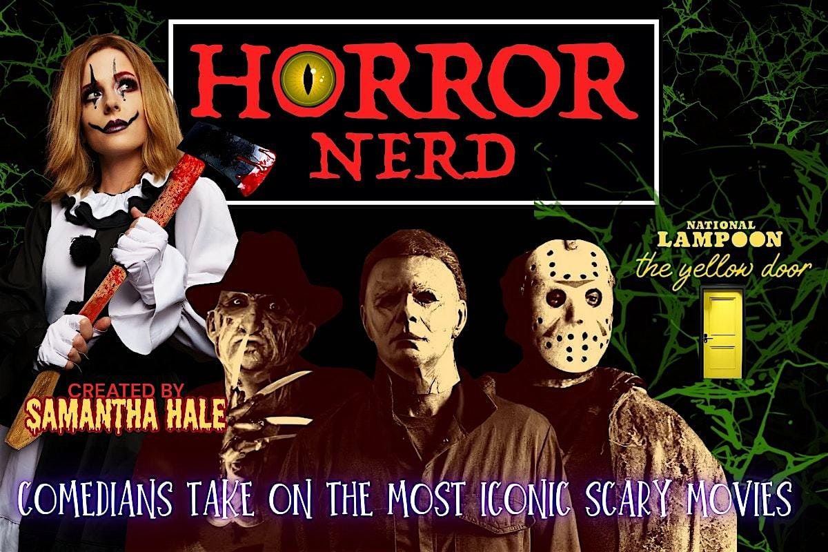 Horror Nerd Comedy at National Lampoon: The Yellow Door, 23 August | Event in San Diego | AllEvents