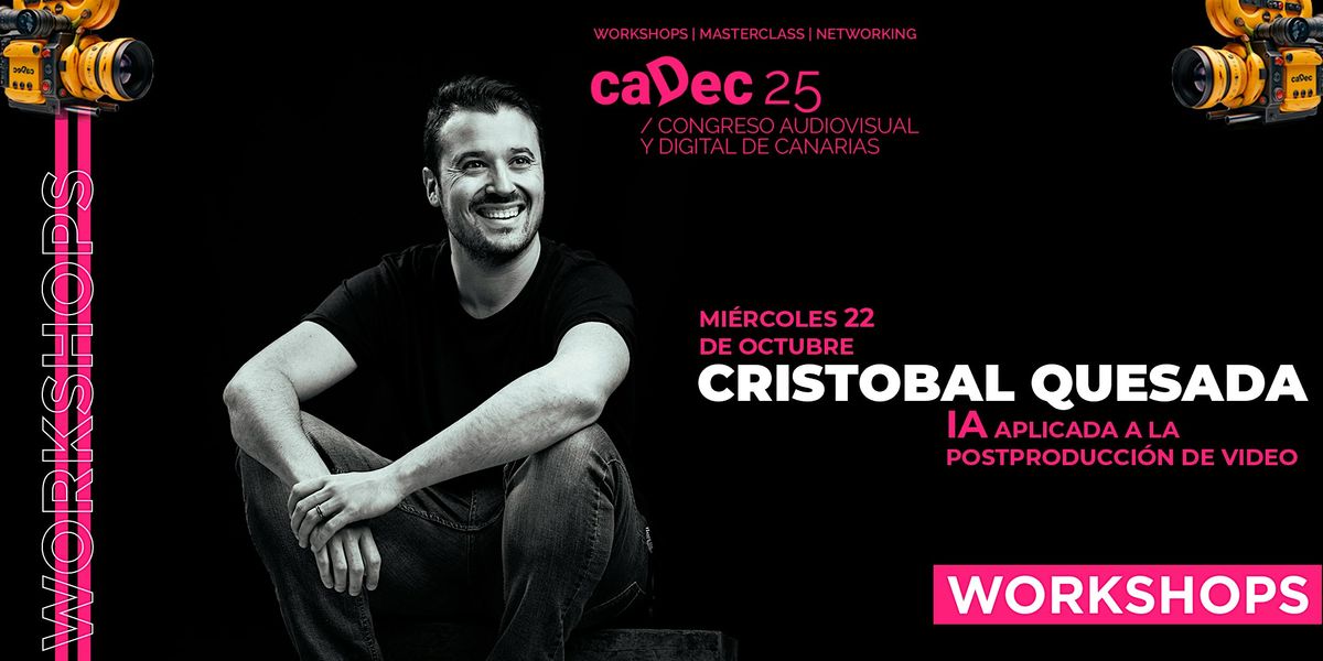 WORKSHOP IA APLICADA A LA POSTPRODUCCIÓN DE VIDEO, 21 October | Event in La Laguna | AllEvents