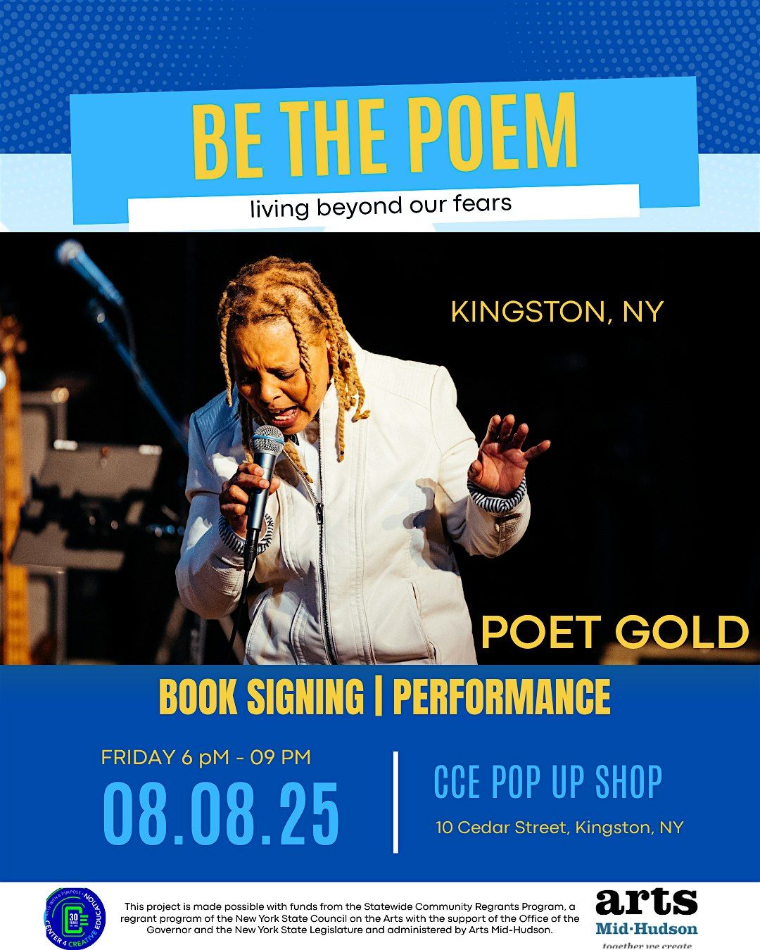 Poet Gold Book Signing & Performance | Event in Kingston | AllEvents