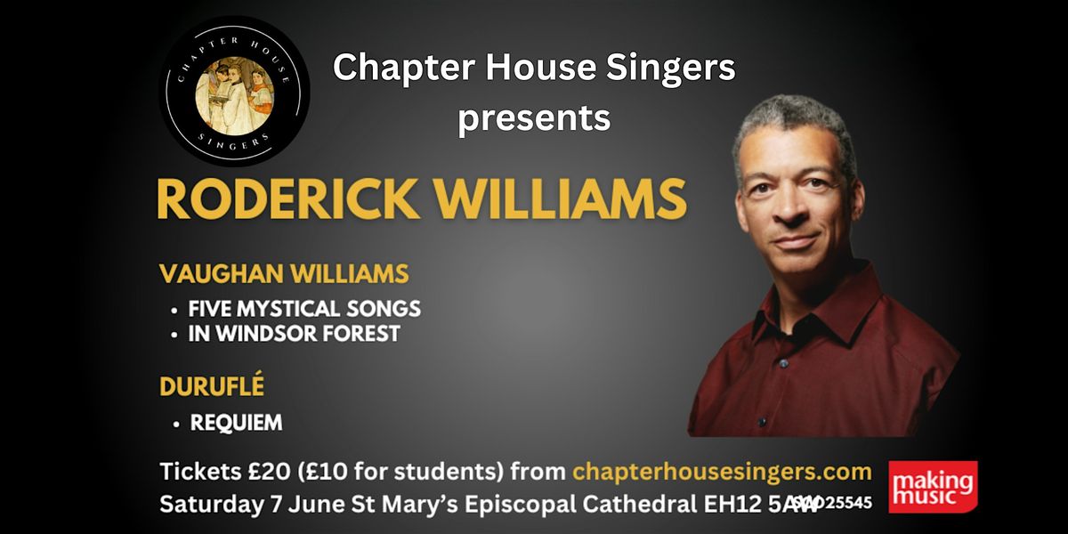 Roderick Williams "In Every Corner Sing!", 7 June | Event in Edinburgh | AllEvents