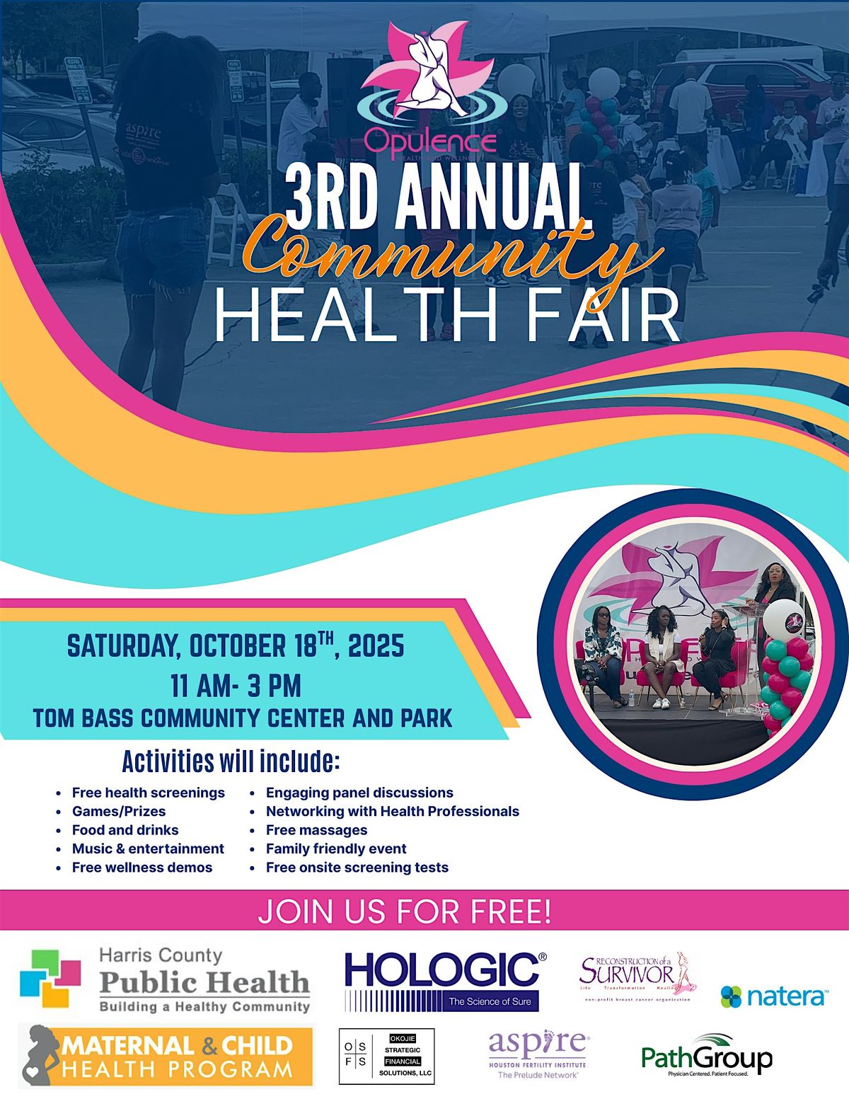 3rd Annual Opulence Health and Wellness Fair, 18 October | Event in Houston | AllEvents