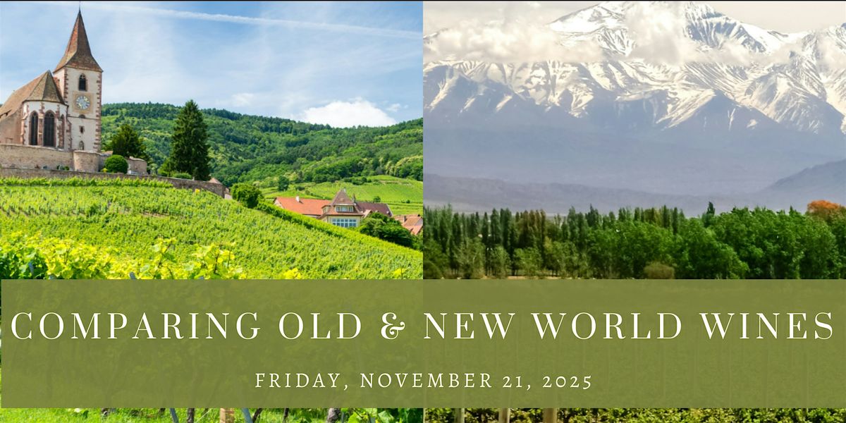Comparing Old & New World Wines, 21 November | Event in Cambridge | AllEvents