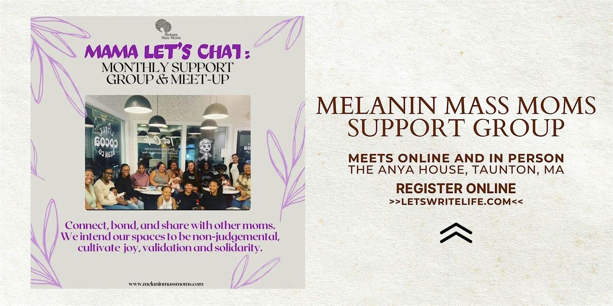 Melanin Mass Moms Support Group at The Anya House, 29 August | Event in Taunton | AllEvents
