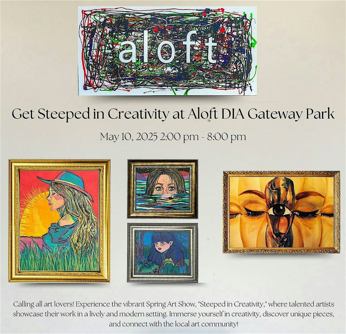 Calling All Art Lovers!, 10 May | Event in Aurora | AllEvents