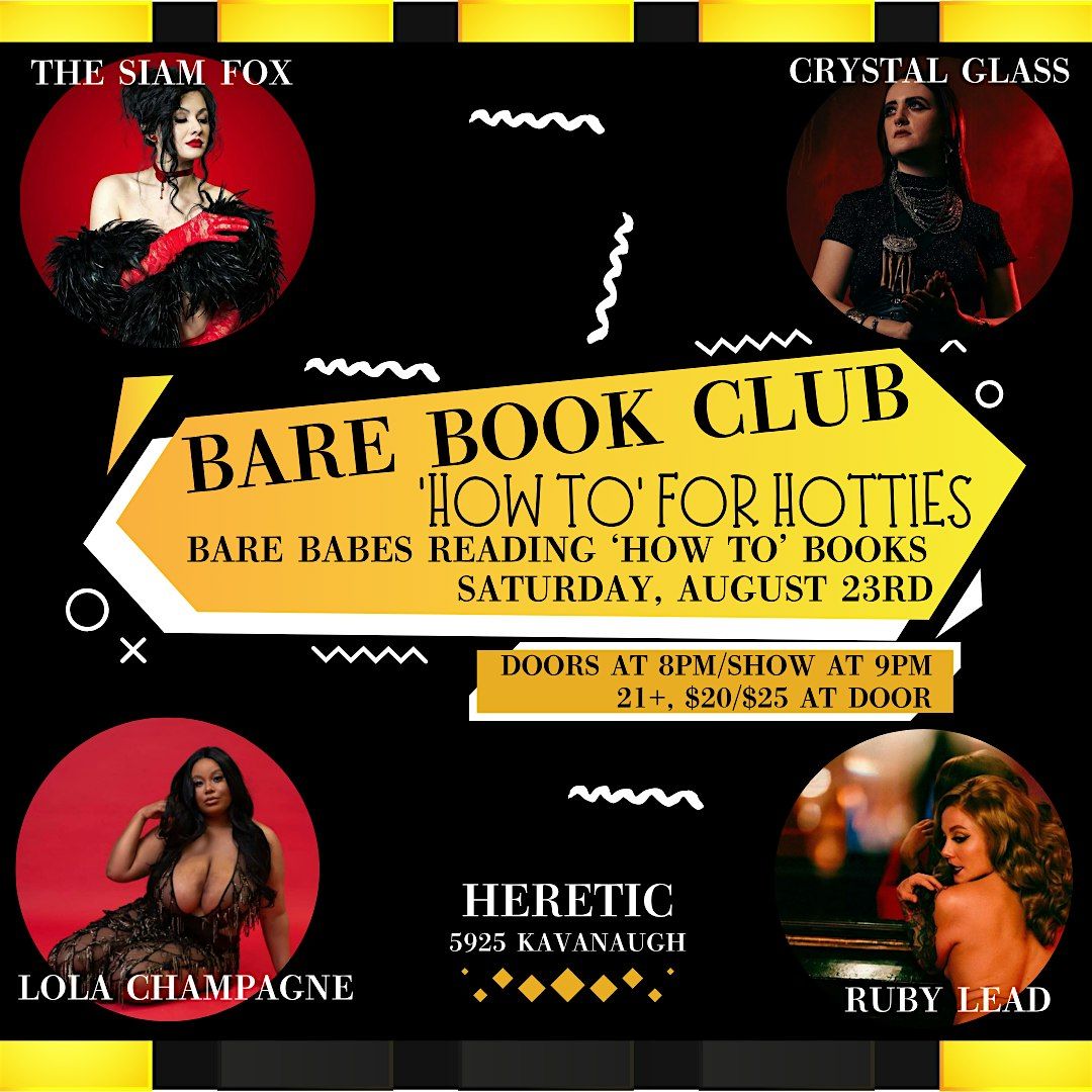Bare Book Club presents: How to for Hotties, 23 August | Event in Little Rock | AllEvents