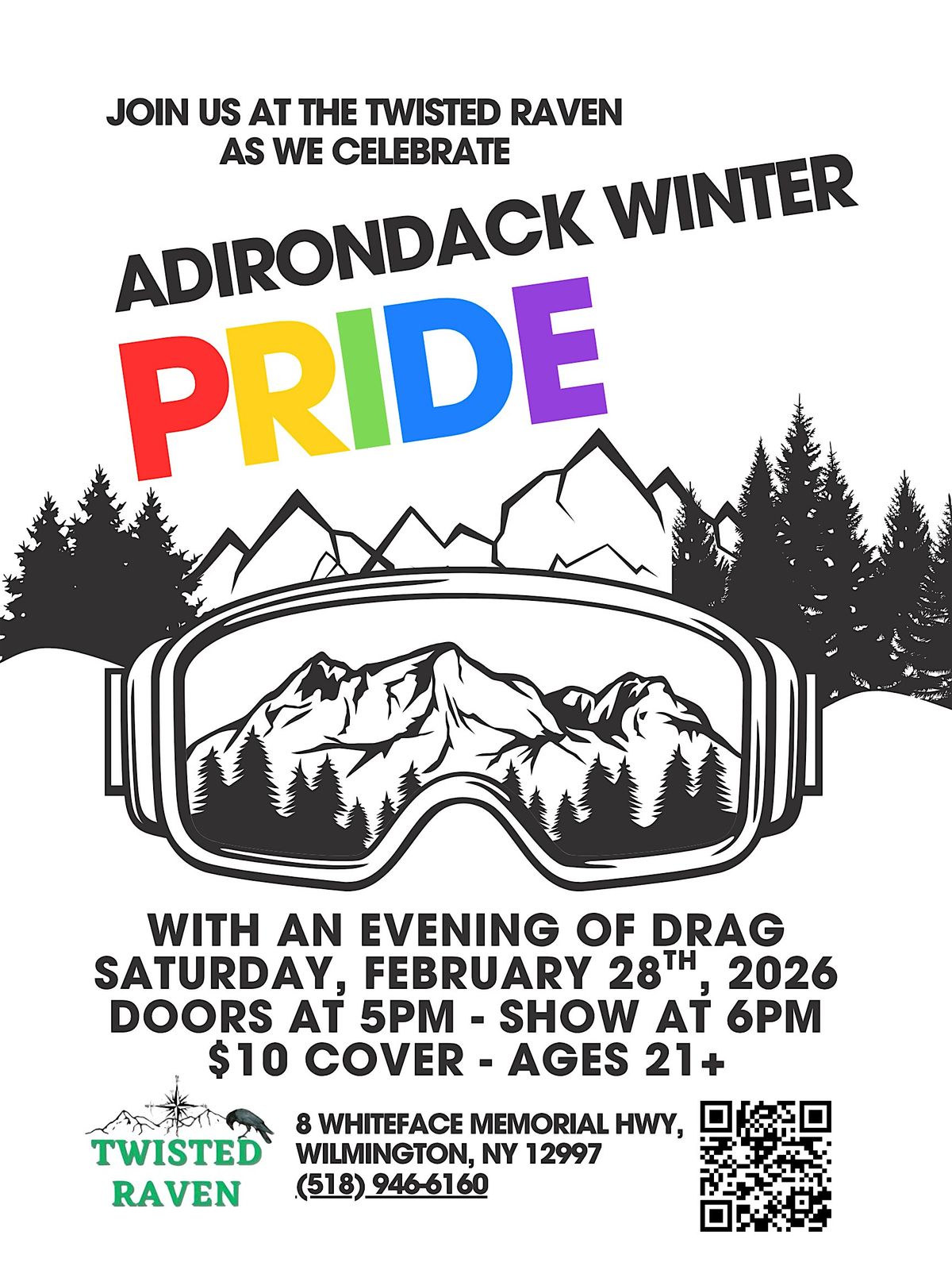 An Evening of Drag Celebrating Adirondack Winter Pride, 28 February | Event in Wilmington | AllEvents