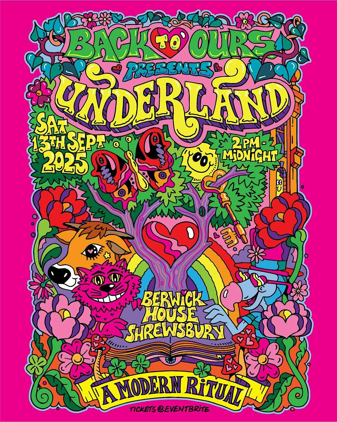 BACK TO OURS PRESENTS UNDERLAND, 13 September | Event in Shrewsbury | AllEvents