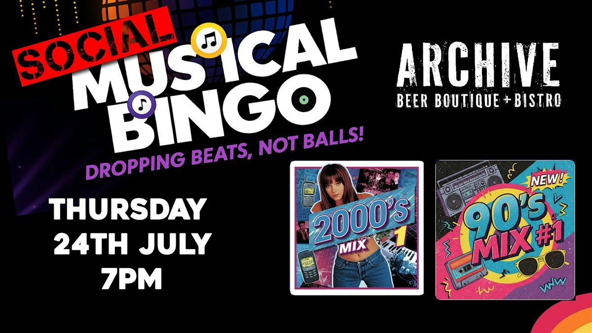 Musical Bingo 90s/2000s [WEST END] at Archive, 19 July | Event in West End | AllEvents