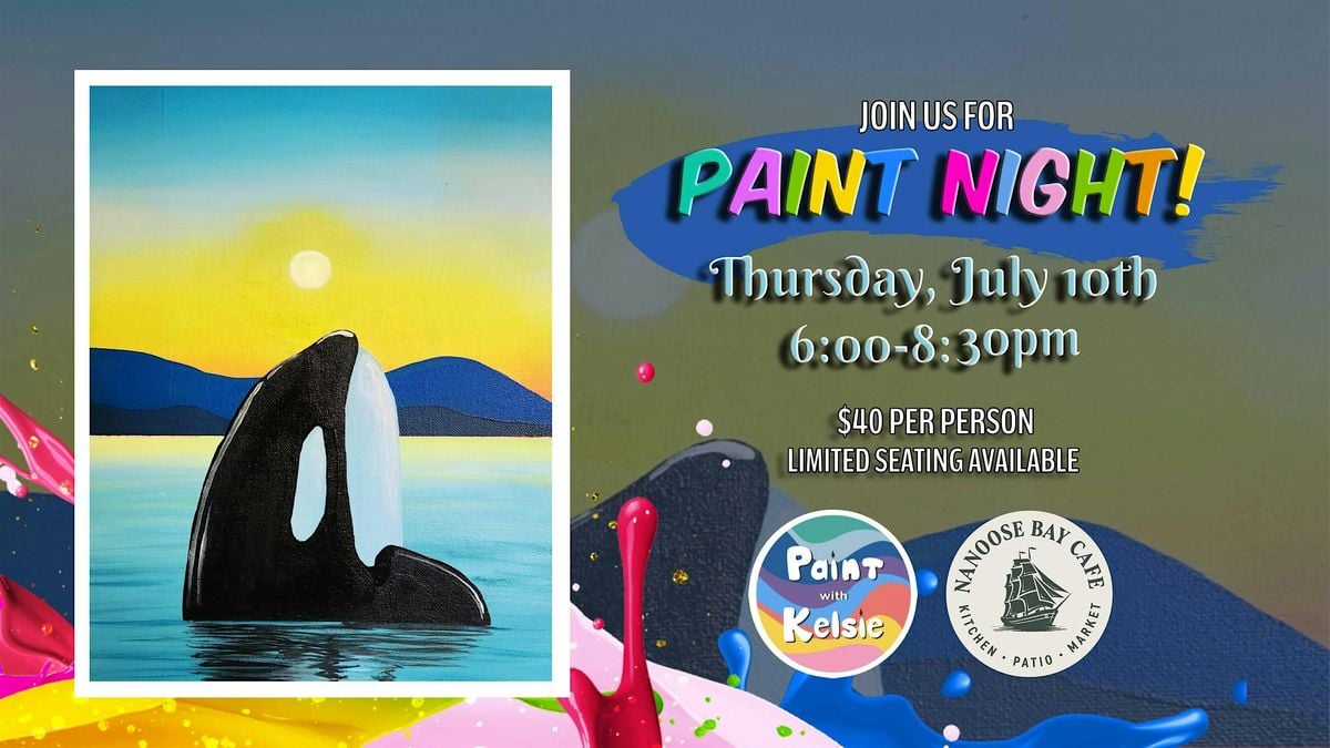 Paint Night At Nanoose Bay Cafe, 10 July | Event in Nanoose Bay | AllEvents