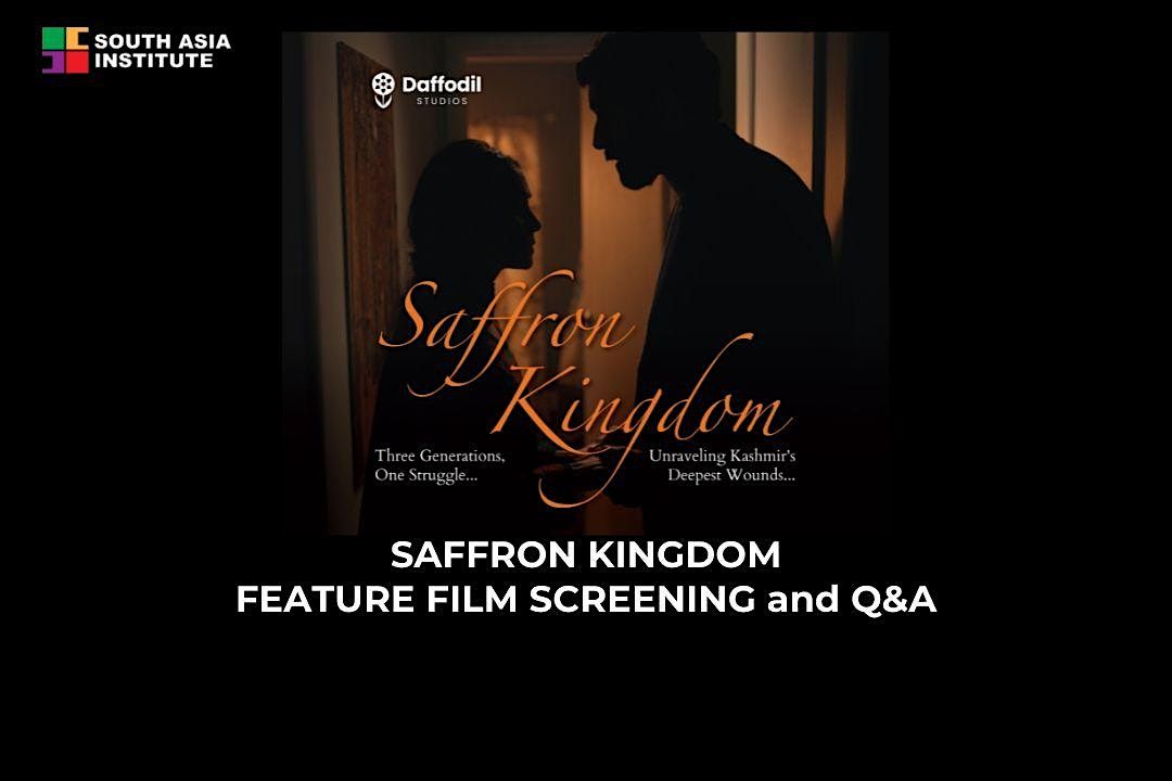 Saffron Kingdom Film Screening with Q & A, 13 June | Event in Chicago | AllEvents