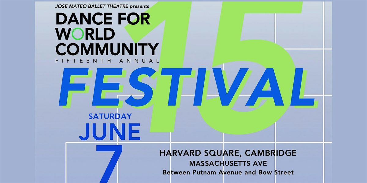 15th Annual Dance for World Community, 7 June | Event in Cambridge | AllEvents