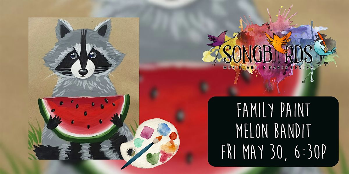 Family Paint Party at Songbirds- Melon Bandit, 30 May | Event in Oviedo | AllEvents