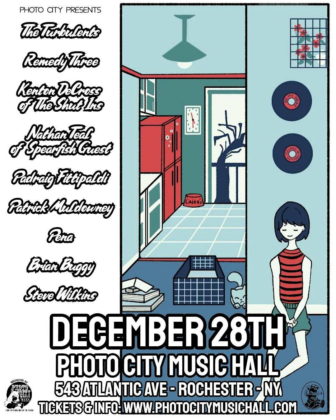 The Turbulents, Remedy Three, Kenton DeCross, Nathan Teal, & more!, 28 December | Event in Rochester | AllEvents