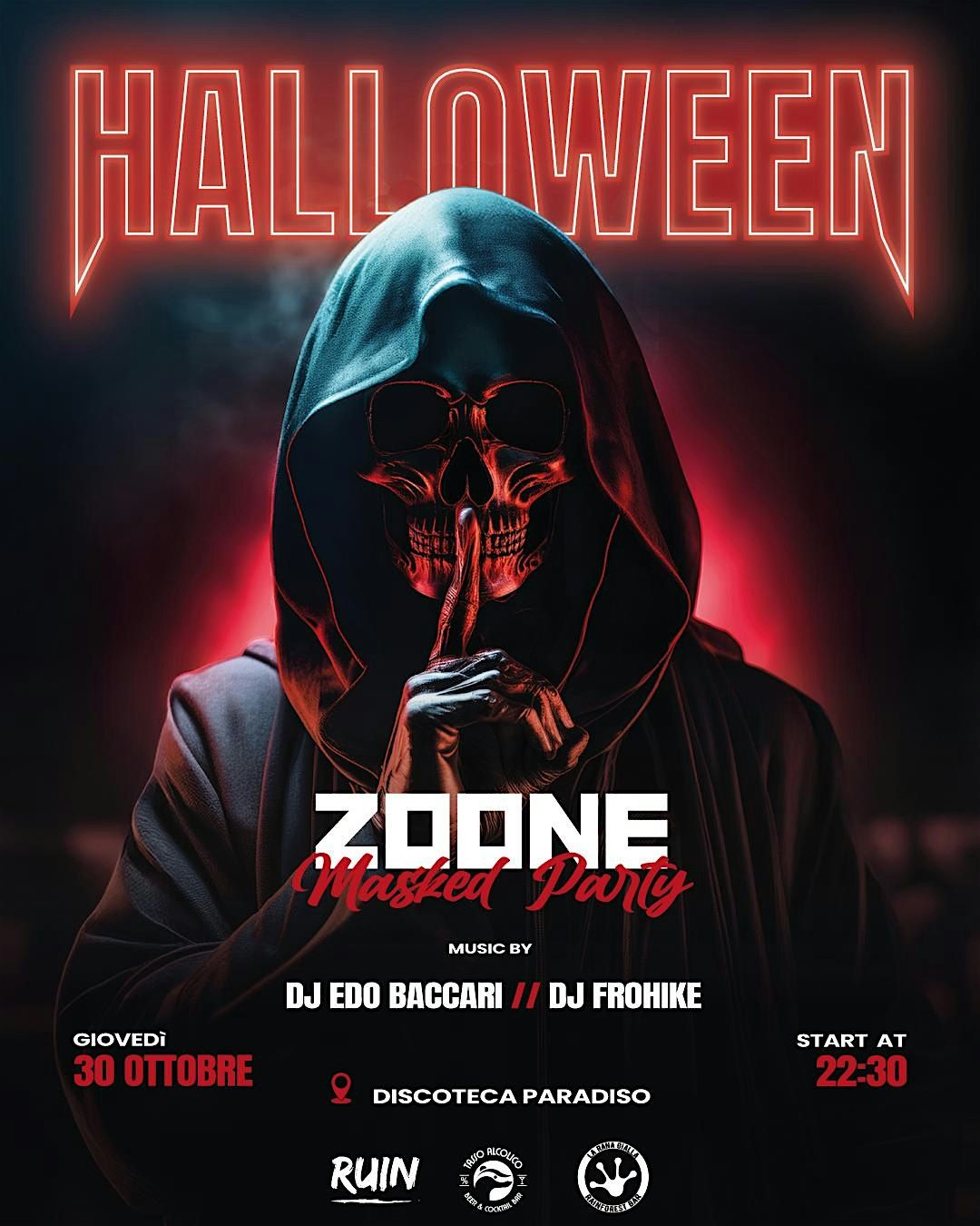 Zoone Halloween Party, 30 October | Event in Pozzuoli | AllEvents