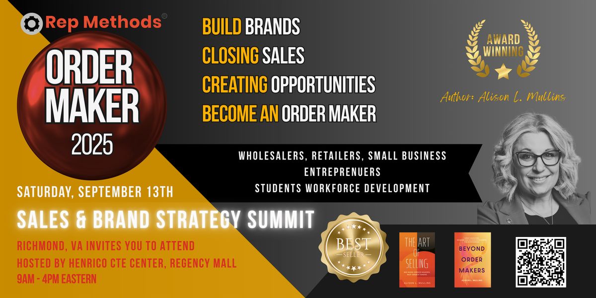 Beyond Order Maker Summit 2025, 13 September | Event in Richmond | AllEvents