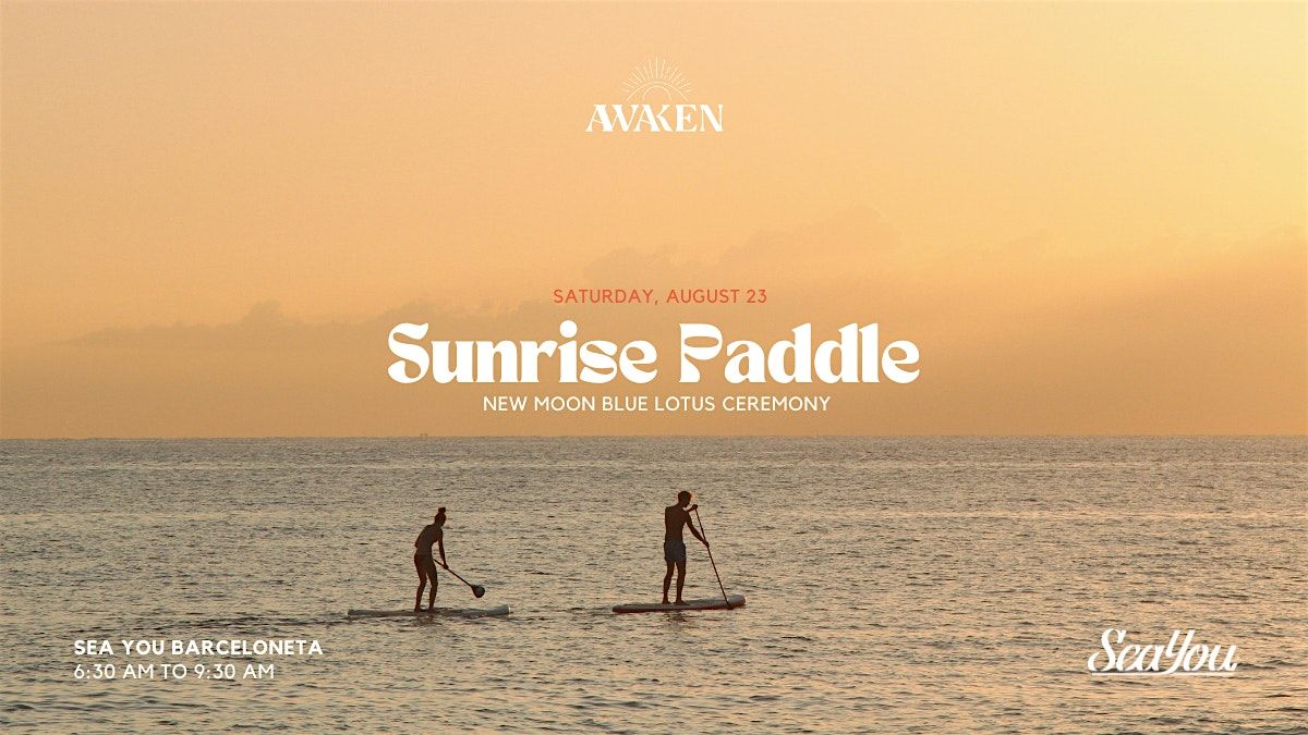 Sunrise Paddle Surf & New Moon Blue Lotus Ceremony, 23 August | Event in Barcelona | AllEvents