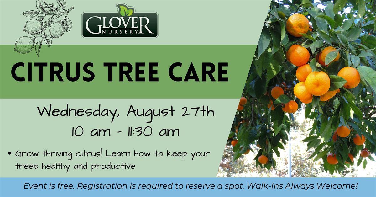 Citrus Tree Care, 27 August | Event in West Jordan | AllEvents
