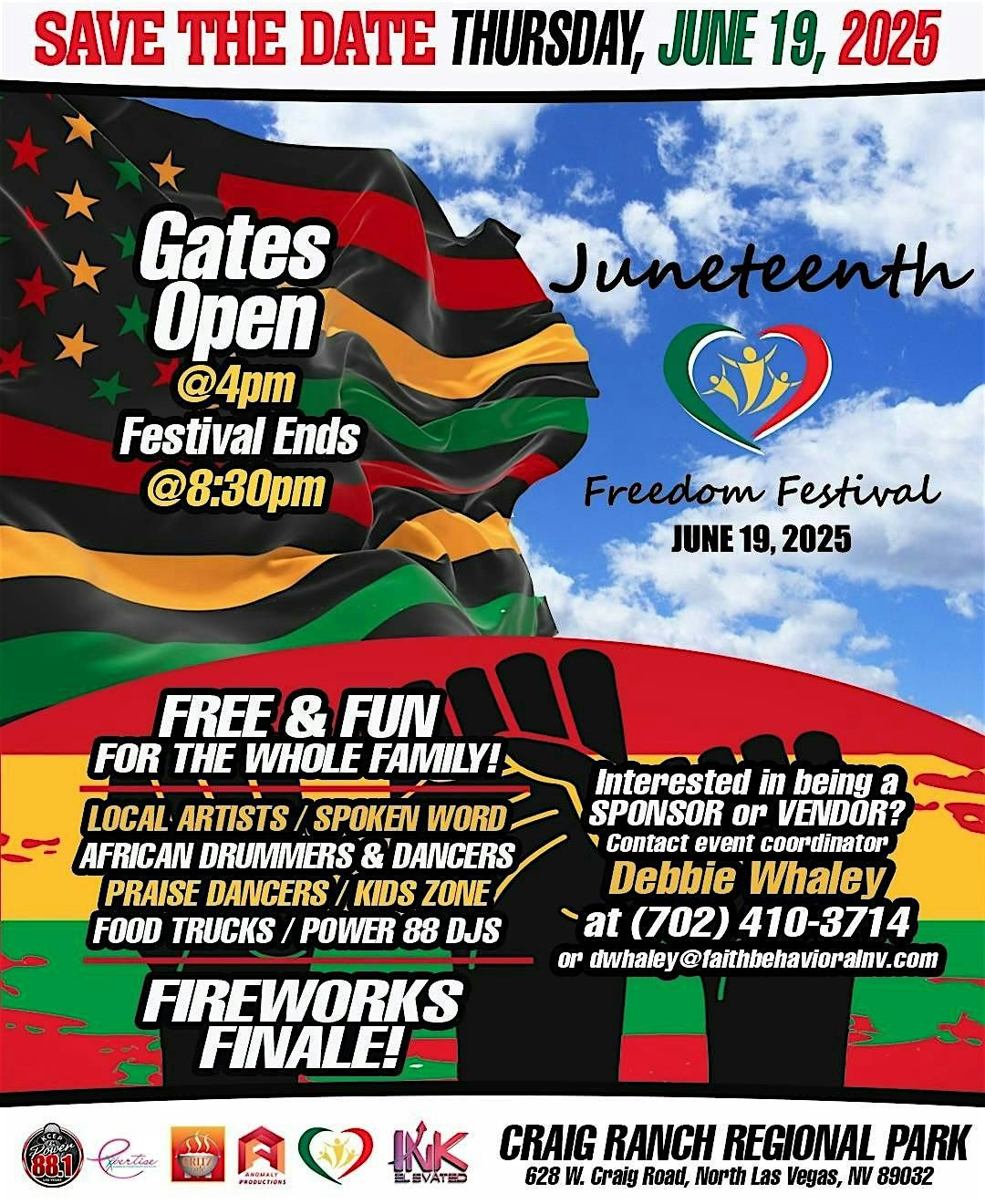 F.A.I.T.H. Freedom Festival Juneteenth 2025!, 19 June | Event in North Las Vegas | AllEvents
