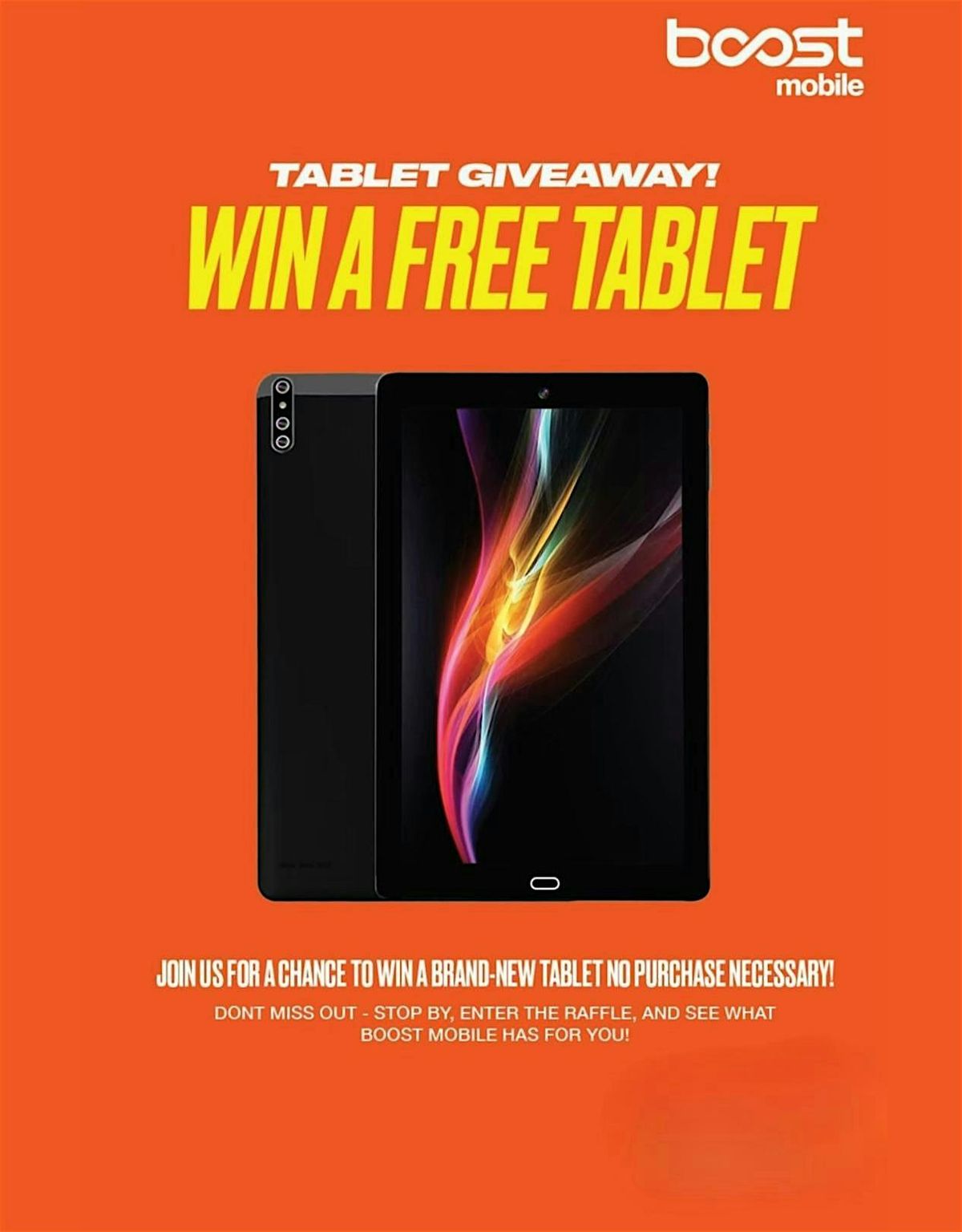 Boost Mobile Free tablet Giveaway Event | Event in Staten Island | AllEvents