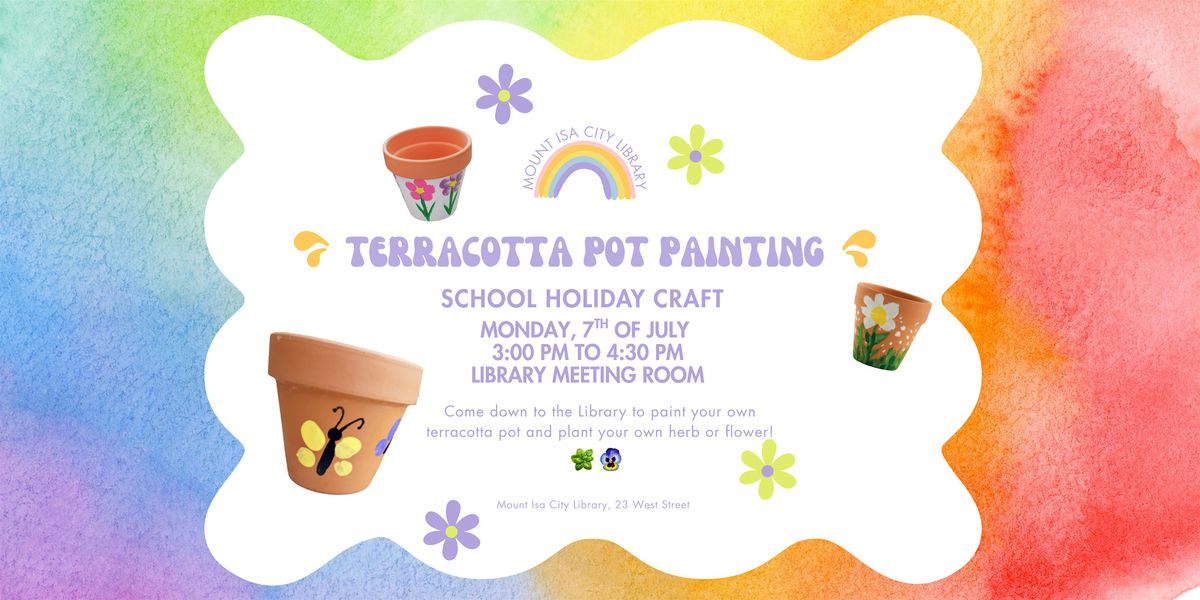 Paint and plant a pot!, 7 July | Event in Miles End | AllEvents