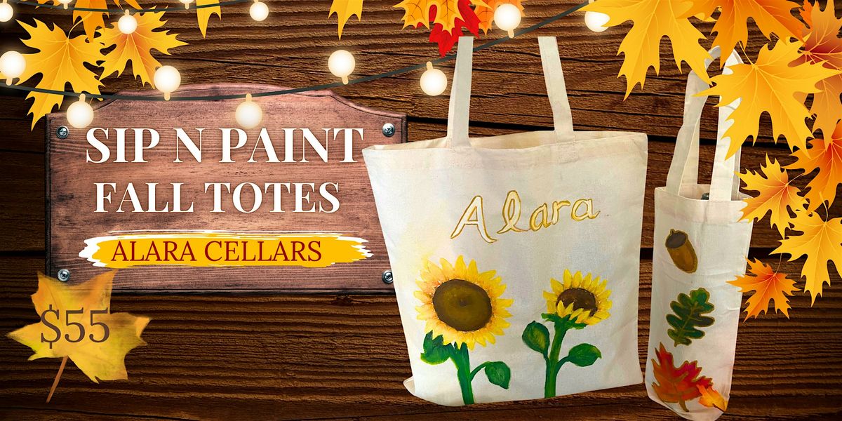 Sip n Paint Fall Totes, 6 November | Event in Morgan Hill | AllEvents