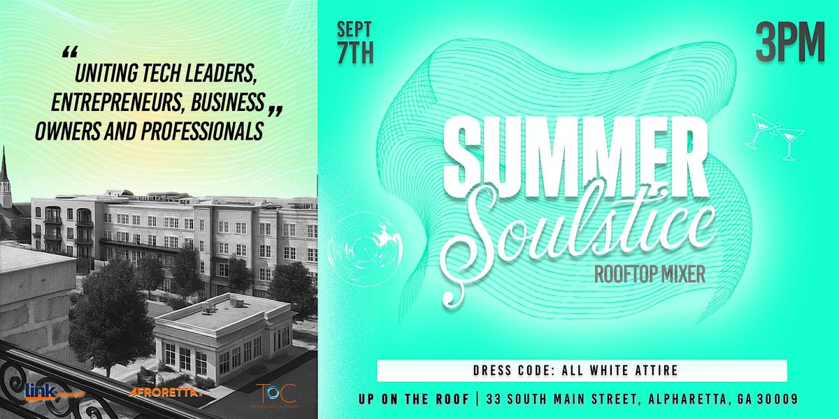 Summer Soulstice: A Rooftop Experience, 7 September | Event in Alpharetta | AllEvents