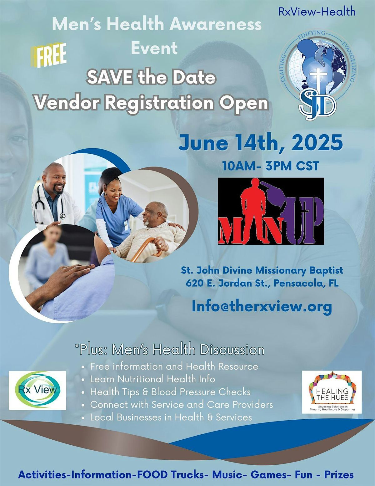 Men's Health Awareness Event- Healing the Hues in Pensacola, FL -June 14th, 14 June | Event in Pensacola | AllEvents