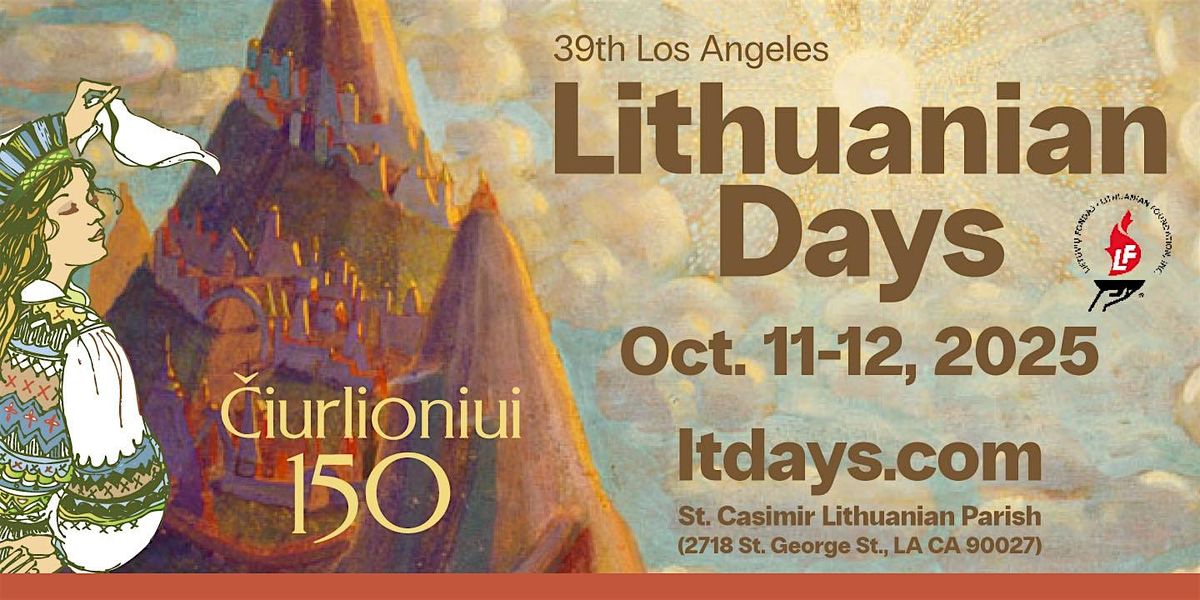 Lithuanian Days 2025, 11 October | Event in Los Angeles | AllEvents