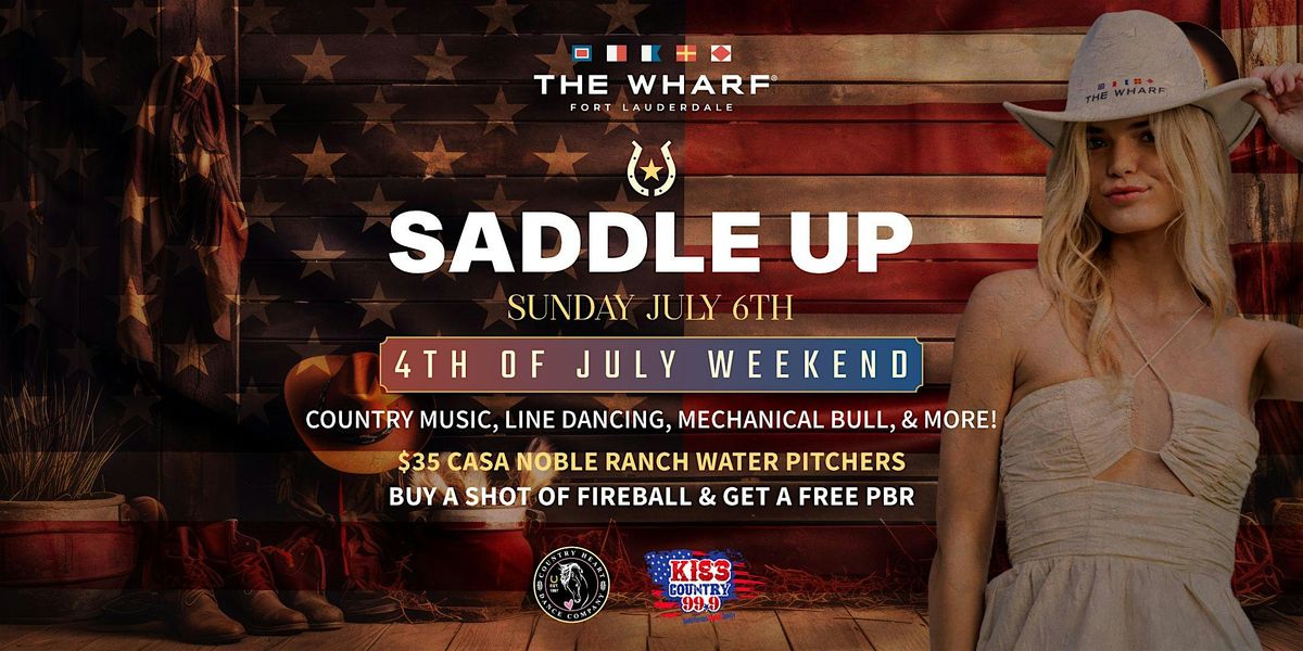 Saddle Up Sundays at The Wharf FTL, 6 July | Event in Fort Lauderdale | AllEvents