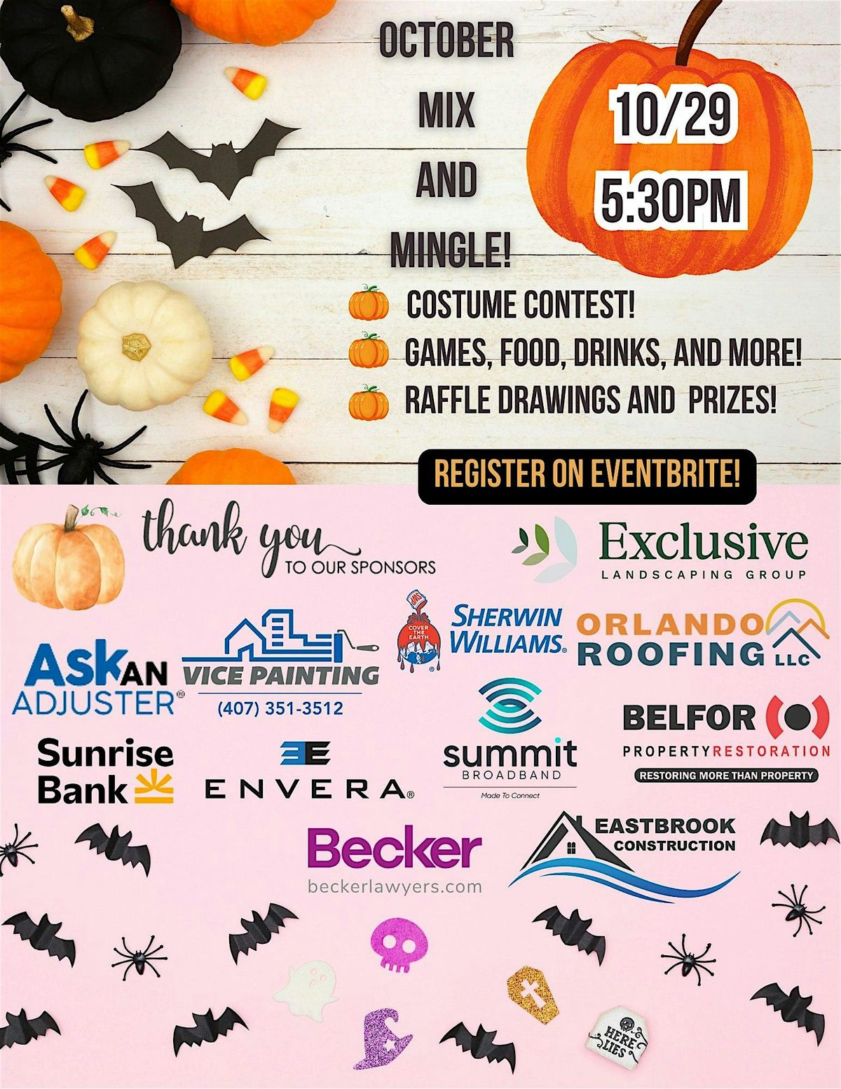 Orlando- October Mix and Mingle!, 29 October | Event in Orlando | AllEvents