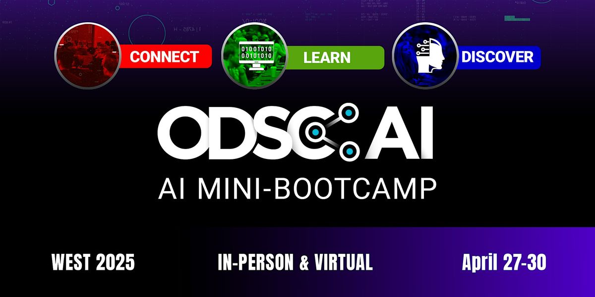 ODSC AI East 2026 Conference | AI Mini-Bootcamp, 27 April | Event in Boston | AllEvents