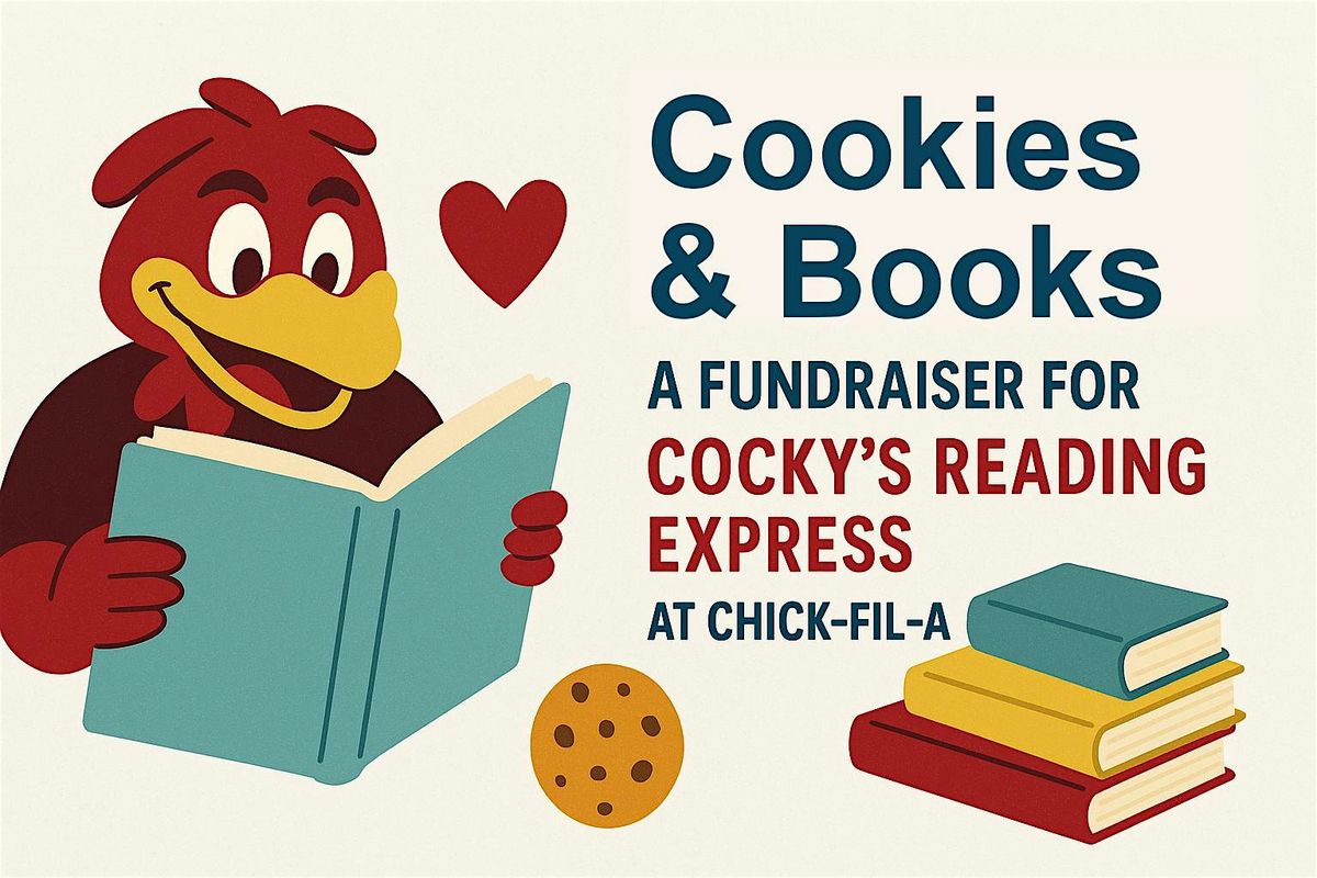 Cookies and Books: Join Cocky and the Chick-fil-A Cow for a book reading., 27 August | Event in Columbia | AllEvents