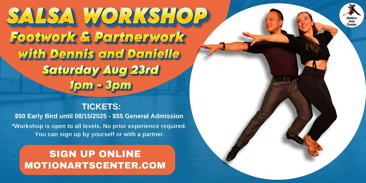 Salsa "Footwork and Partnerwork" Workshop, 23 August | Event in San Mateo | AllEvents