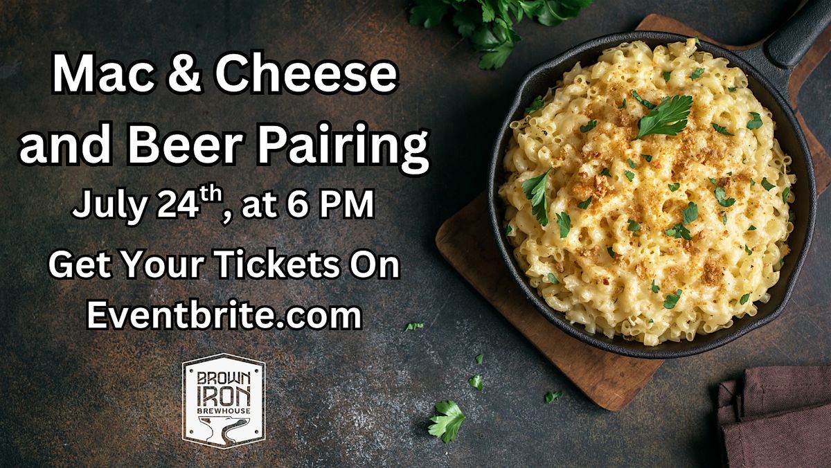 Mac & Cheese and Beer Pairing, 24 July | Event in Royal Oak | AllEvents