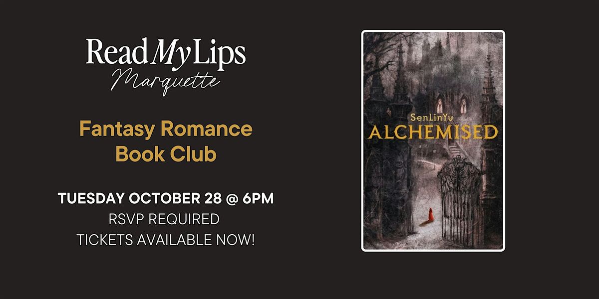 Read My Lips MQT Fantasy Romance Book Club, 28 October | Event in Marquette | AllEvents