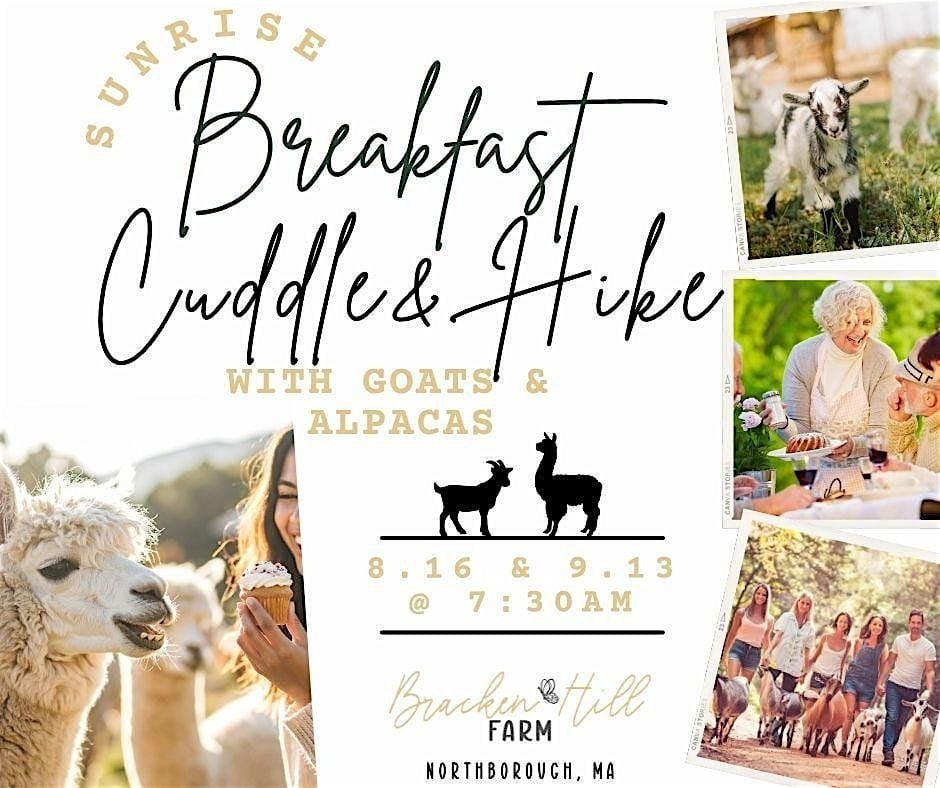 Sunrise on the Farm: Coffee, Alpacas & Hiking with Goats, 13 September | Event in Northborough | AllEvents