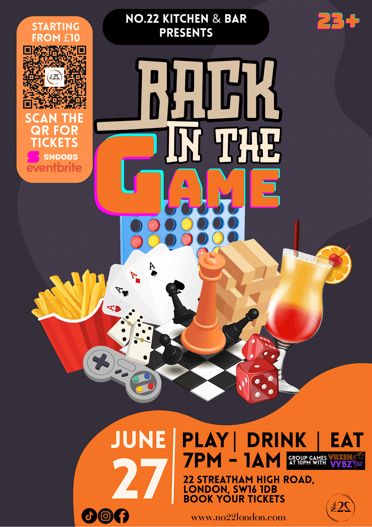 Back In The Game, 27 June | Event in London | AllEvents