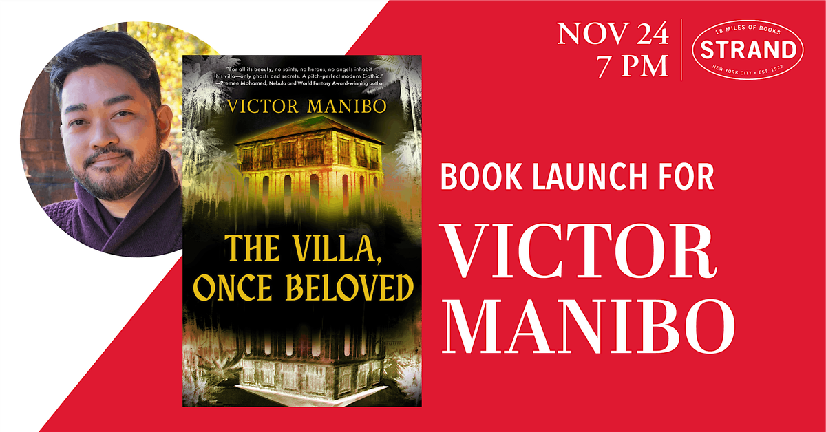 Victor Manibo + Clay McLeod Chapman: The Villa, Once Beloved, 24 November | Event in New York | AllEvents