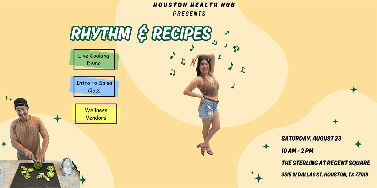 Rhythm & Recipes, 23 August | Event in Houston | AllEvents