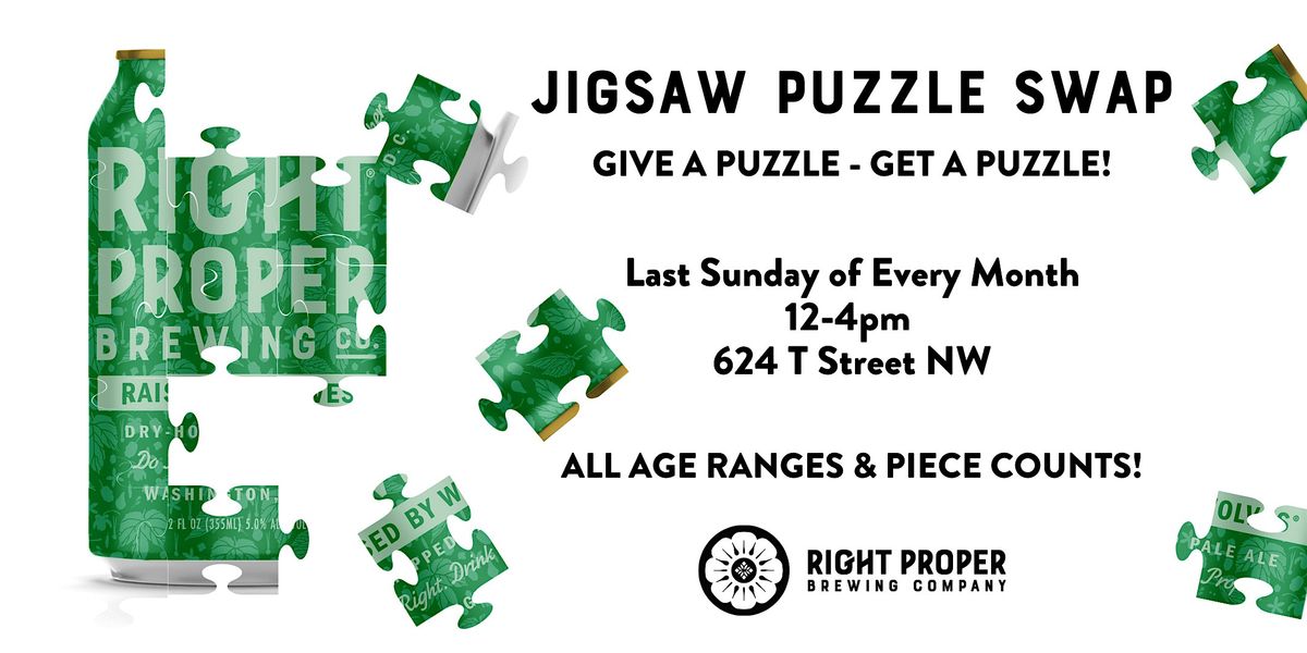 Right Proper Jigsaw Puzzle Swap, 27 July | Event in Washington | AllEvents