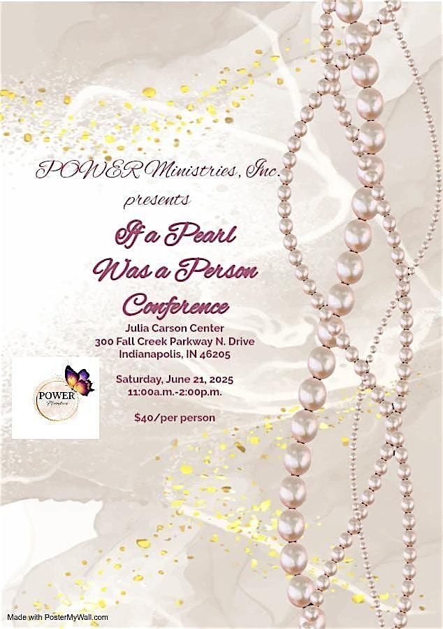 If a Pearl Was a Person Conference, 21 June | Event in Indianapolis | AllEvents