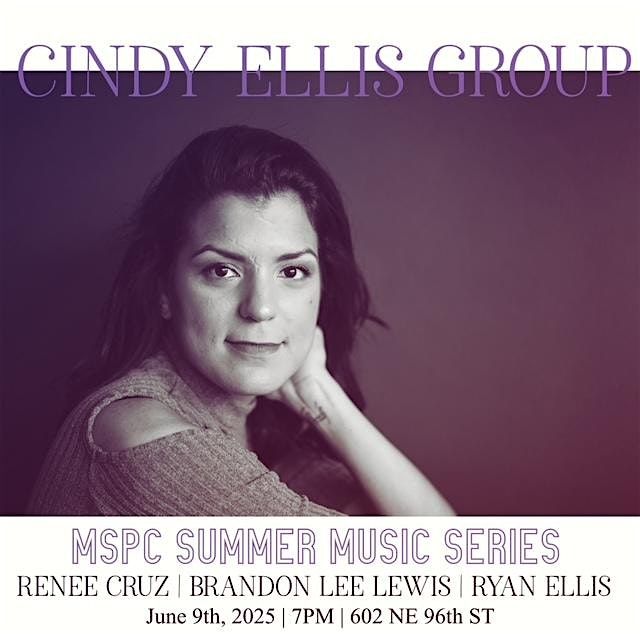 MSPC Summer Music Series with Cindy Ellis Group, 12 June | Event in Miami Shores | AllEvents