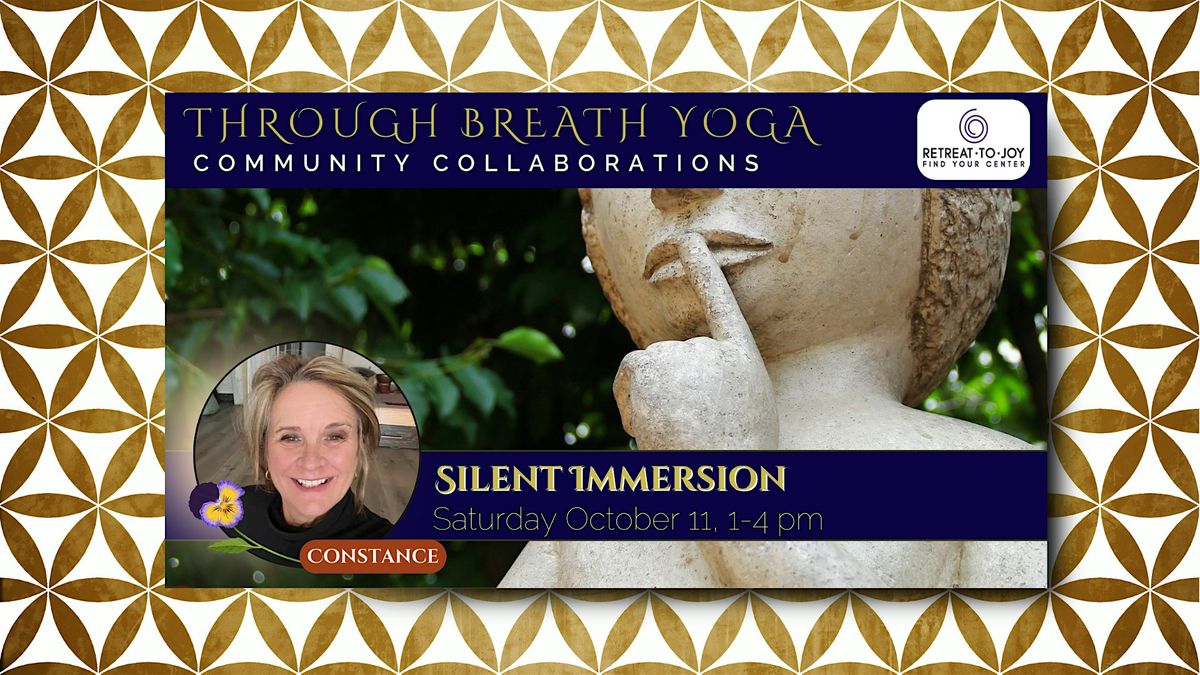 Retreat to Joy Silent Immersion, 11 October | Event in Wichita | AllEvents
