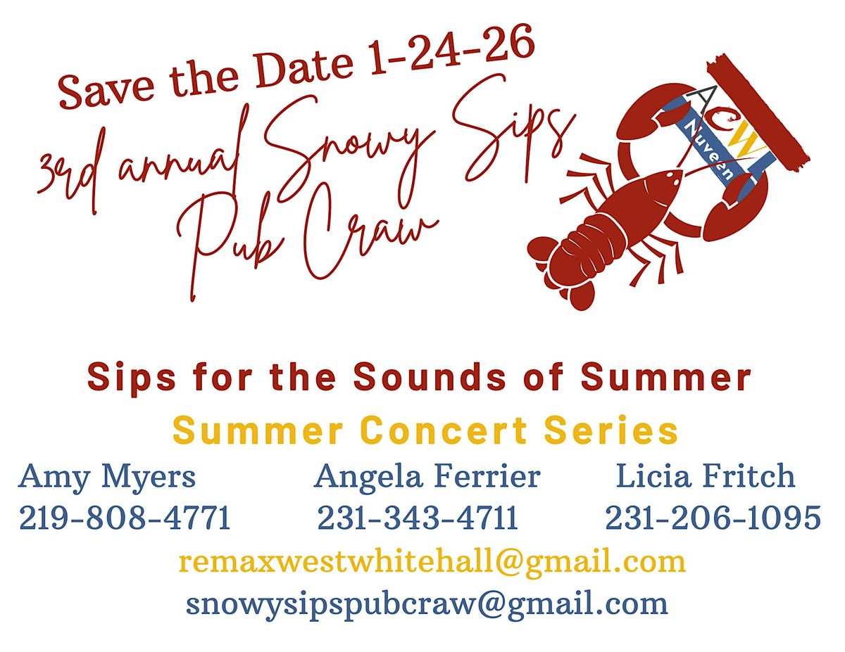 3rd Annual Snowy Sips Pub Craw, 24 January | Event in Whitehall | AllEvents