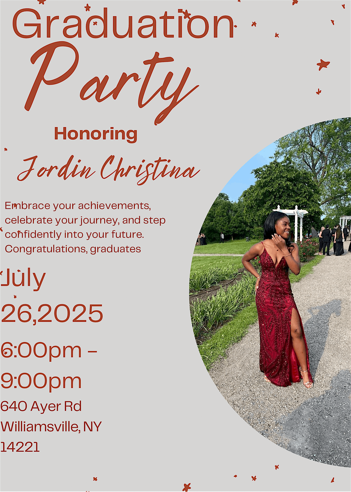 Jordin Christina’s Grad Party, 26 July | Event in Buffalo | AllEvents