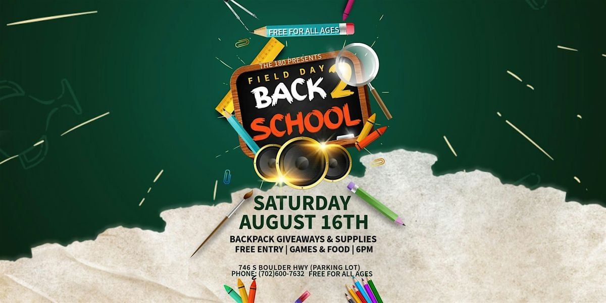 Back 2 School Field Day, 16 August | Event in Henderson | AllEvents