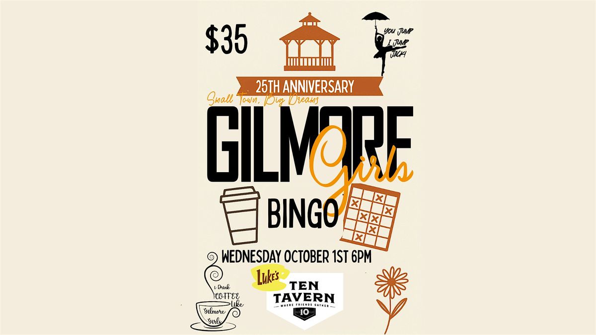 Gilmore Girls’ 25th Anniversary Bingo!, 1 October | Event in Clovis | AllEvents