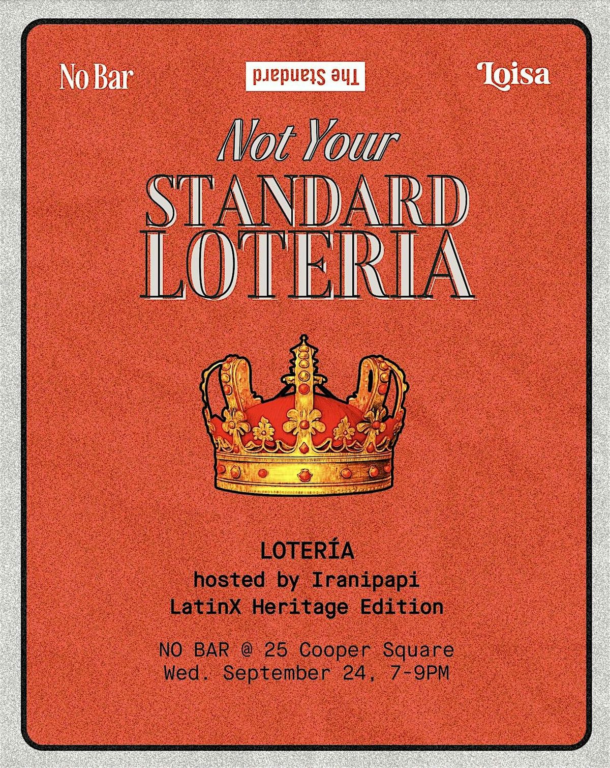 Not Your Standard Lotería Hosted by Iranipapi Sponsored by Loisa, 24 September | Event in New York | AllEvents