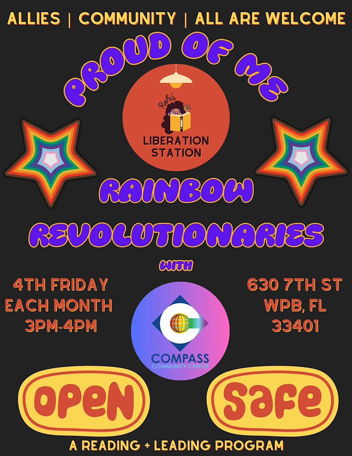Reading and Leading Program: Proud of ME Rainbow Revolutionaries Series | Event in West Palm Beach | AllEvents