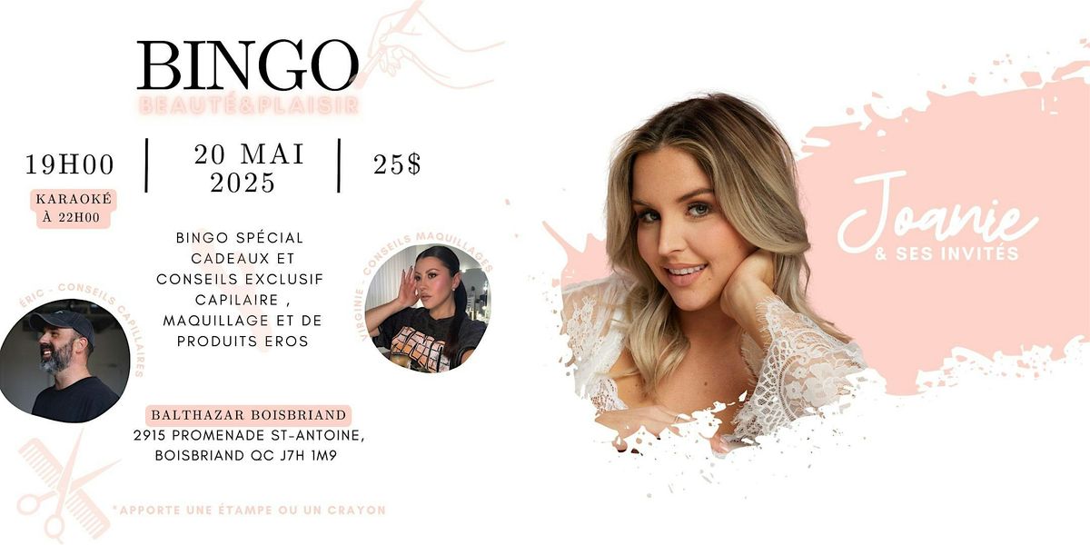 Bingo Beauté & Plaisir | Event in Boisbriand | AllEvents